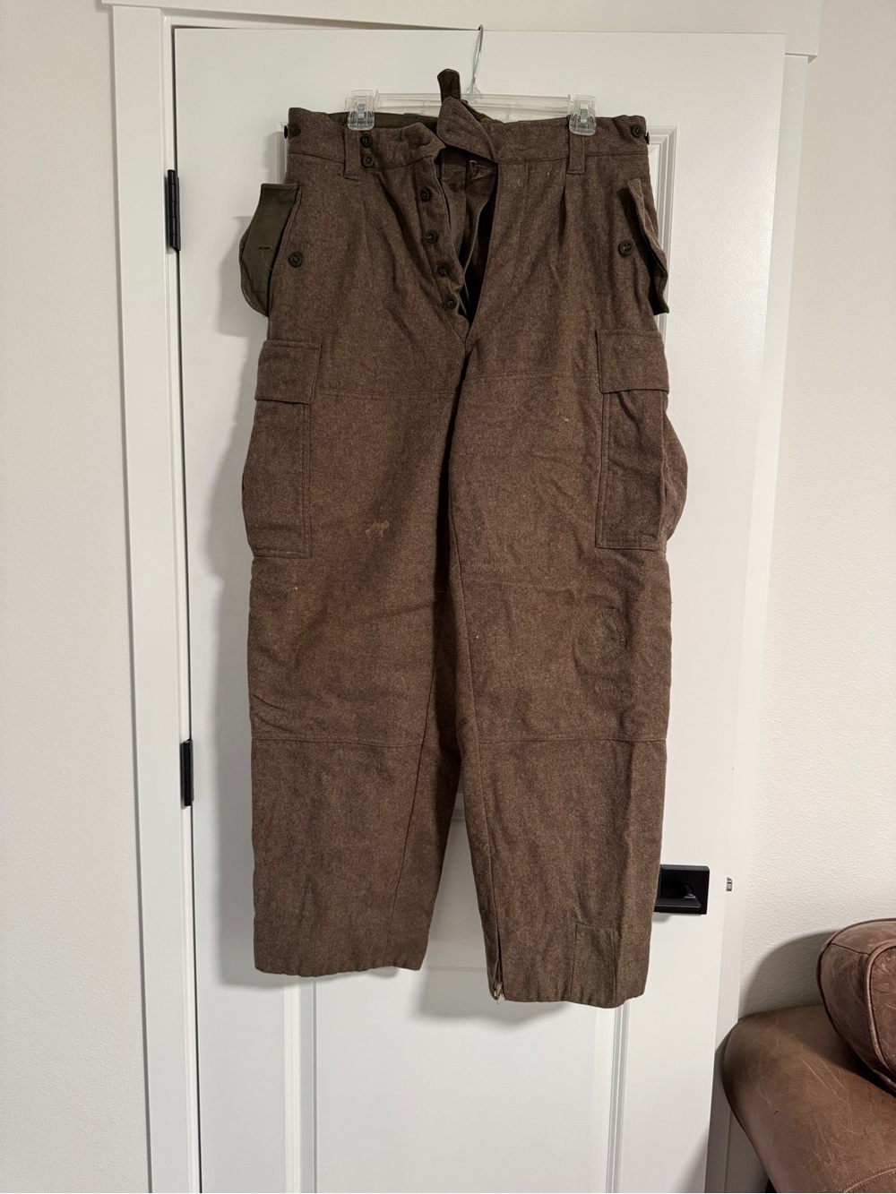 West German Bundeswehr “Filzlaus” Wool Combat Pants - Hermann Wighardt 1950s-60s